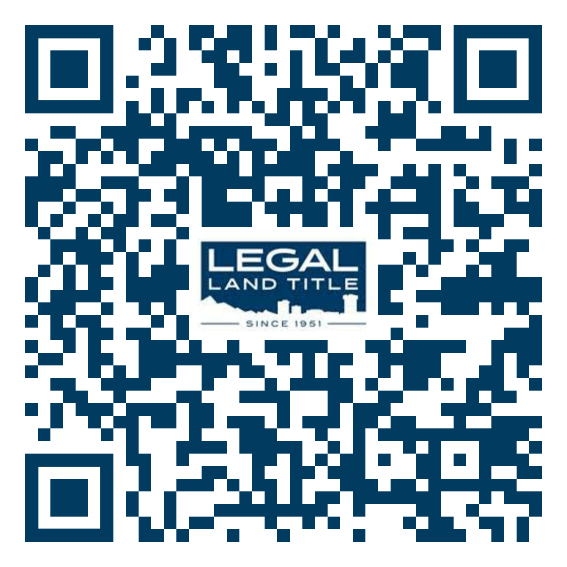 Legal Land Title - Instant Net Sheet QR Code